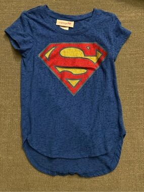 Girls T-Shirt with Red and Gold Logo Top